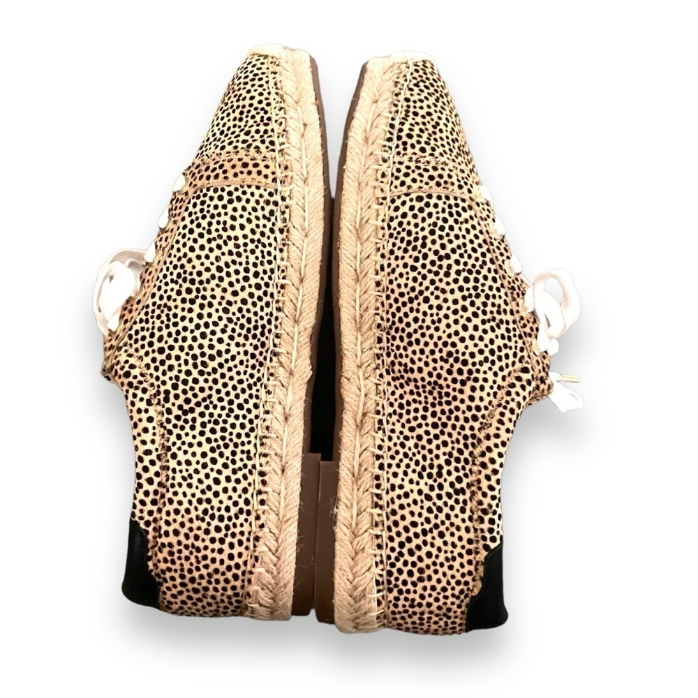 Sole Society Safari Animal Print Espadrille Sneakers 8.5 Samree NEW
